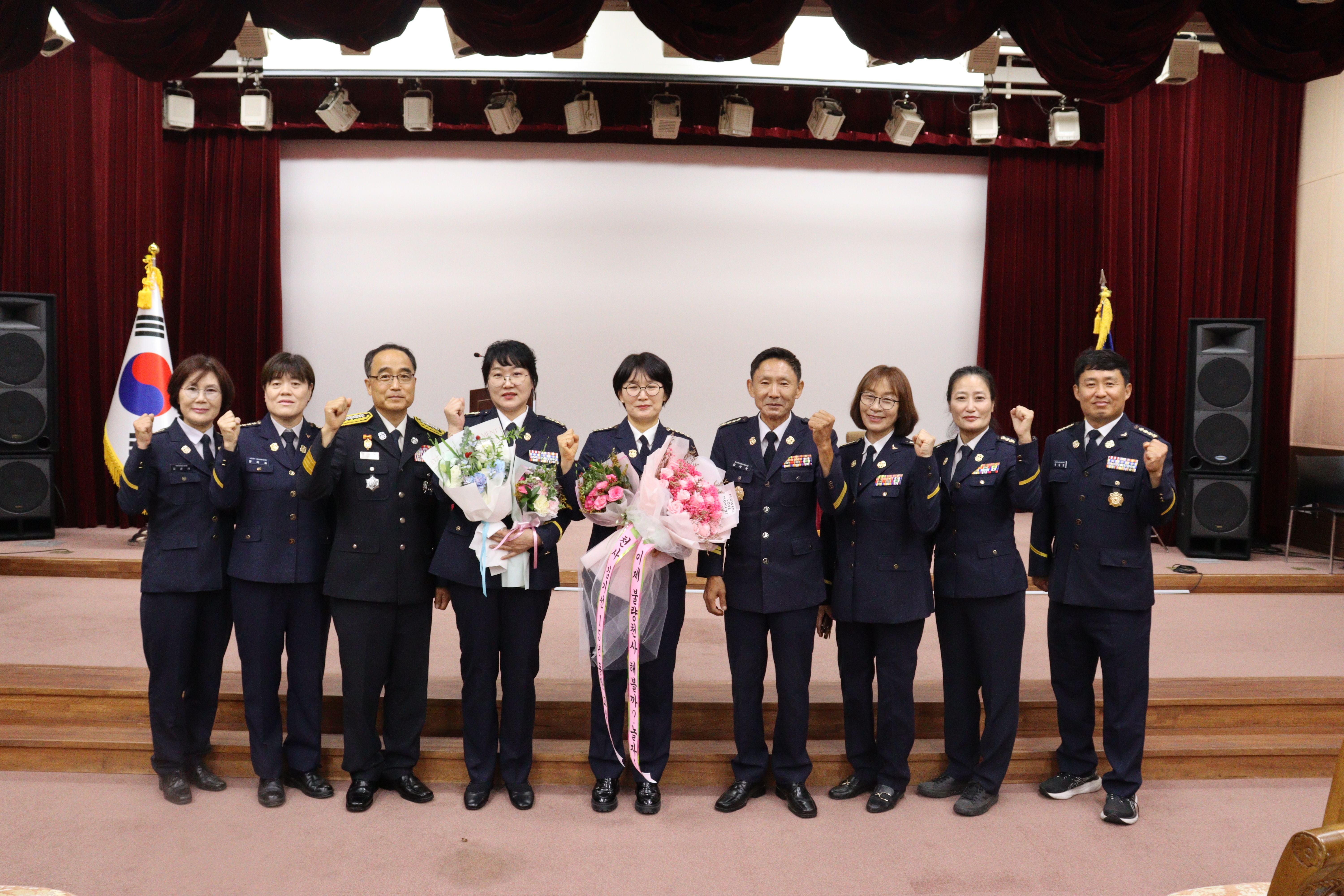 정선소방서, 고한여성의용소방대장 이·취임식 개최