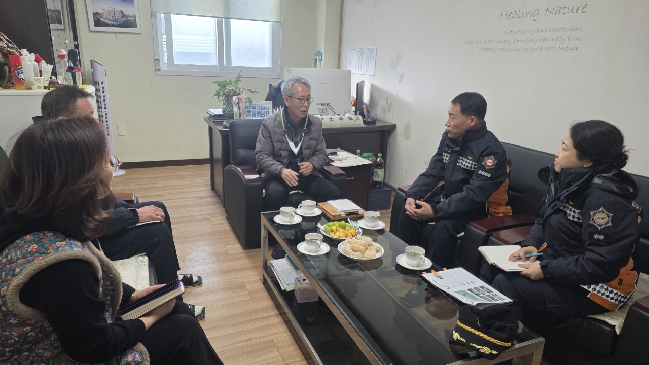 정선소방서, 화재취약 노인복지시설 관서장 현장방문 안전컨설팅